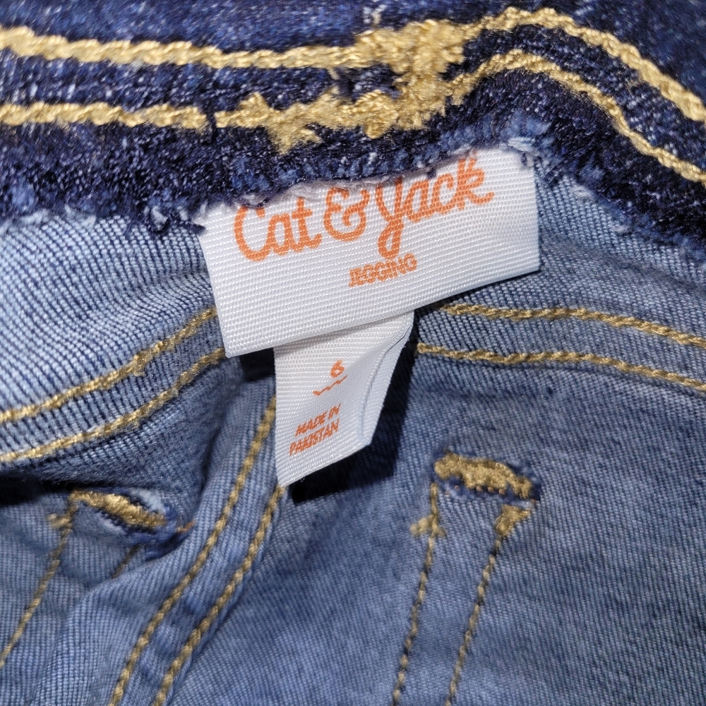 Bundle Of 4 Pants, Size 6, Cat & Jack, Victory, Blue Ink - Picture 11 of 14